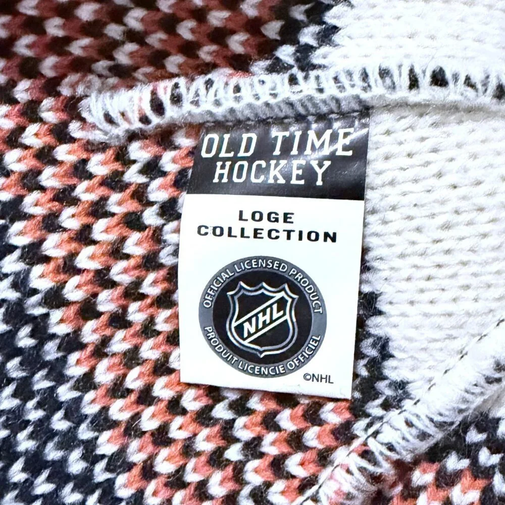 Philadelphia Flyers Knit Pom Beanie Old Time Hockey Lodge NHL Hat